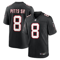 NFL Kyle Pitts Sr. Atlanta Falcons Alternate Game Jersey - Black