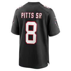 NFL Kyle Pitts Sr. Atlanta Falcons Alternate Game Jersey - Black