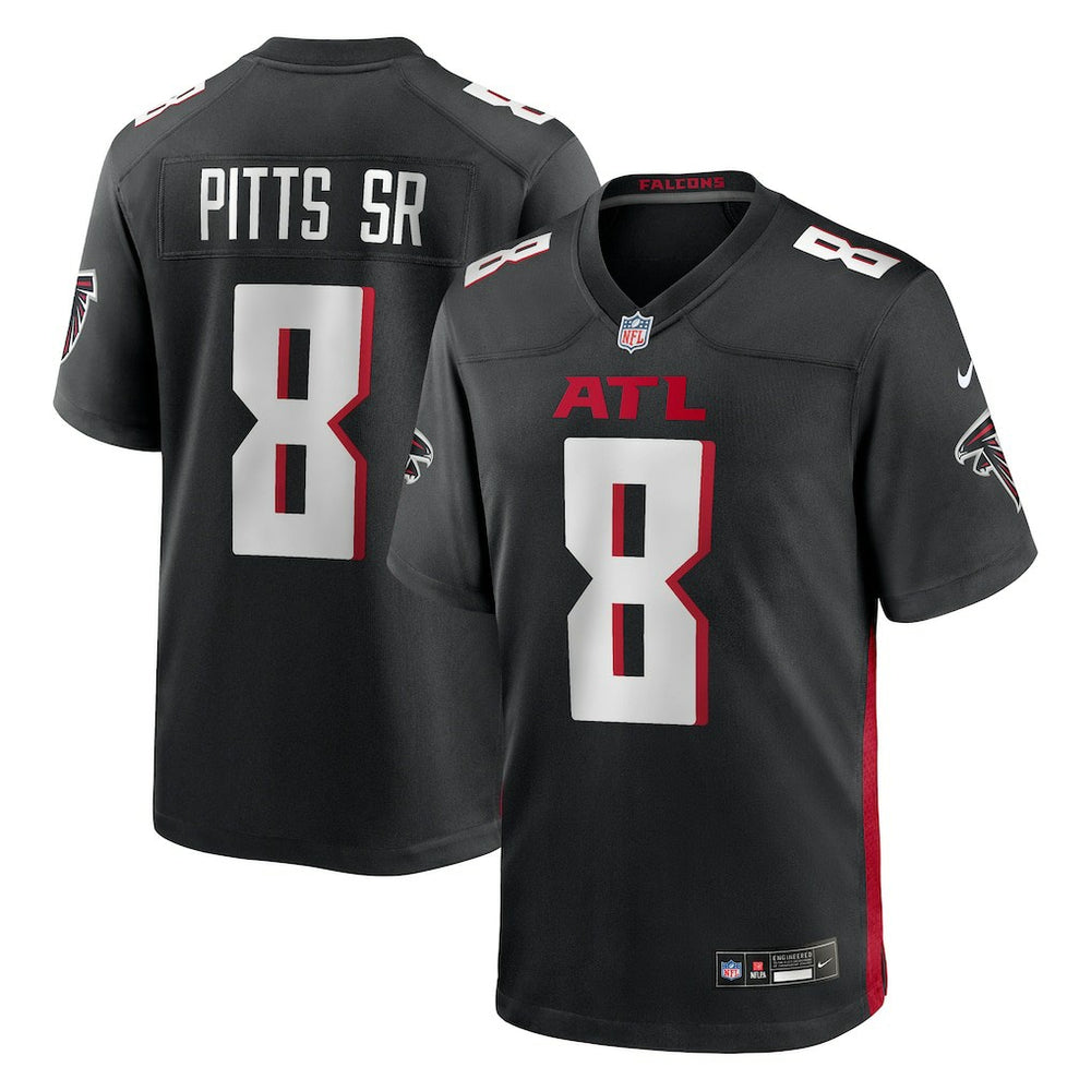 NFL Kyle Pitts Sr. Atlanta Falcons Team Game Jersey - Black