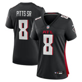 Kyle Pitts Sr. Atlanta Falcons Women's Game Jersey Black