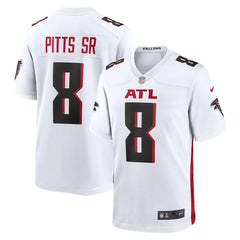 NFL Kyle Pitts Sr. Atlanta Falcons White Game Jersey - White