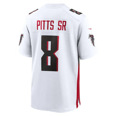 NFL Kyle Pitts Sr. Atlanta Falcons White Game Jersey - White
