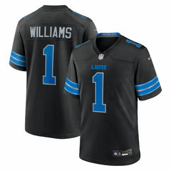 NFL Jameson Williams Detroit Lions Alternate Game Player Jersey - Black
