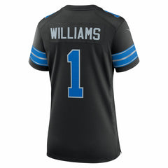 NFL Jameson Williams Detroit Lions Women's 2nd Alternate Game Player Jersey - Black