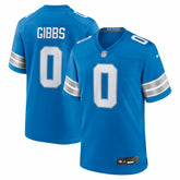 NFL Jahmyr Gibbs Detroit Lions Game Player Jersey - Blue