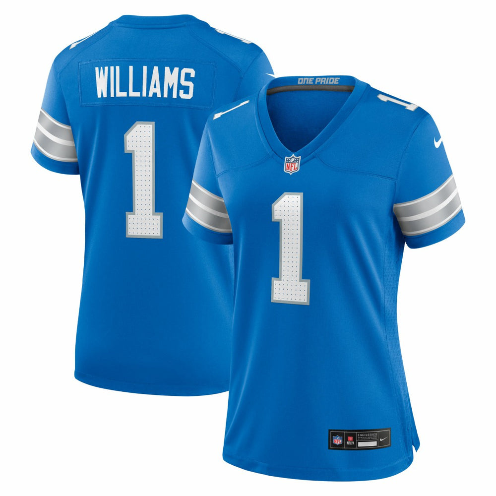 NFL Jameson Williams Detroit Lions Women's Game Player Jersey - Blue