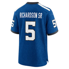 NFL Anthony Richardson Sr. Indianapolis Colts Alternate Indiana Nights Game Jersey - Royal
