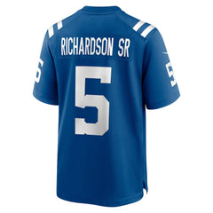 NFL Anthony Richardson Sr. Indianapolis Colts Team Game Jersey - Royal