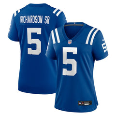 NFL Anthony Richardson Sr. Indianapolis Colts Women's Team Game Jersey - Royal