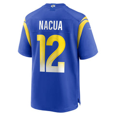 NFL Puka Nacua Los Angeles Rams Game Player Jersey - Royal
