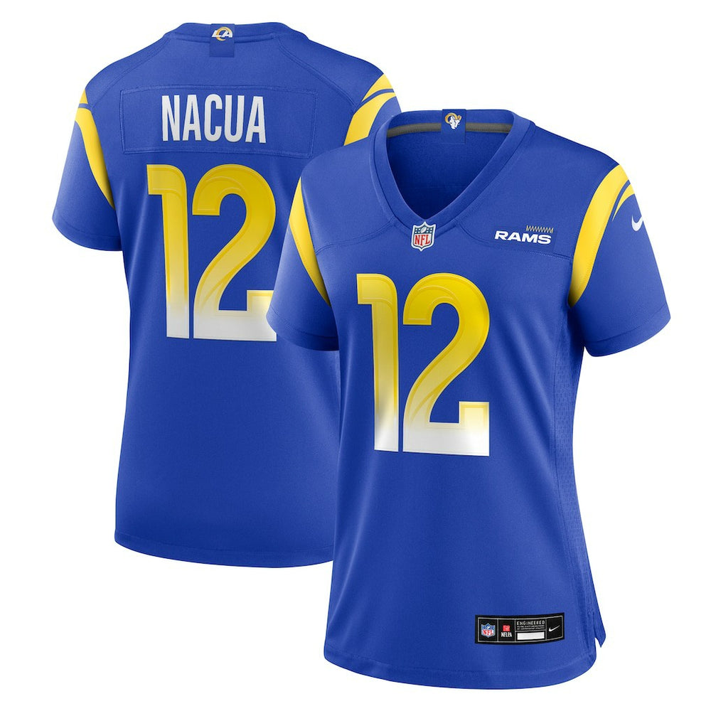 NFL Puka Nacua Los Angeles Rams Women's Game Player Jersey - Royal