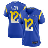 NFL Puka Nacua Los Angeles Rams Women's Game Player Jersey - Royal