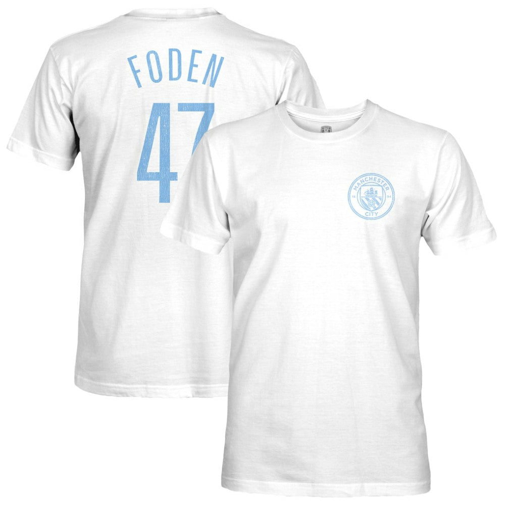 Phil Foden Manchester City 1863FC Player T-Shirt White sale