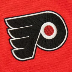 NHL Philadelphia Flyers Mitchell & Ness Thermal Henley Long Sleeve T-Shirt - Orange