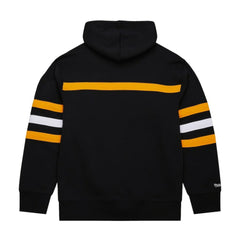 NHL Boston Bruins Mitchell & Ness Head Coach Slogan Pullover Hoodie - Black