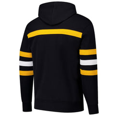 NHL Pittsburgh Penguins Mitchell & Ness Head Coach Slogan Pullover Hoodie - Black