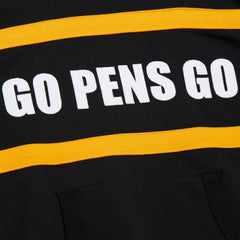 NHL Pittsburgh Penguins Mitchell & Ness Head Coach Slogan Pullover Hoodie - Black