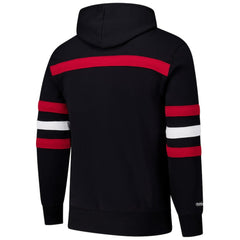 NHL Chicago Blackhawks Mitchell & Ness Head Coach Slogan Pullover Hoodie - Black