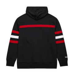 NHL New Jersey Devils Mitchell & Ness Head Coach Slogan Pullover Hoodie - Black