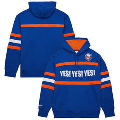 NHL New York Islanders Mitchell & Ness Head Coach Slogan Pullover Hoodie - Royal