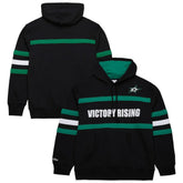 NHL Dallas Stars Mitchell & Ness Head Coach Slogan Pullover Hoodie - Black