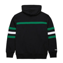 NHL Dallas Stars Mitchell & Ness Head Coach Slogan Pullover Hoodie - Black