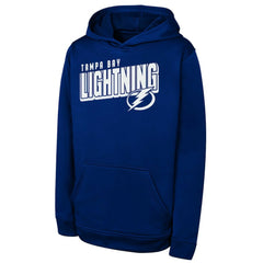 NHL Tampa Bay Lightning Youth Cyber Punk Performance Hoodie - Blue