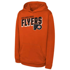 NHL Philadelphia Flyers Youth Cyber Punk Performance Hoodie - Orange