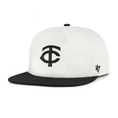 Minnesota Twins '47 Foundation Captain Snapback Hat - White/Black Hats