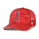 '47 Los Angeles Angels Fiji Trucker Adjustable Hat - Red Hats