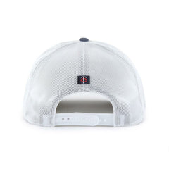 Minnesota Twins '47 Scratch Adjustable Trucker Hat - Navy/White Hats