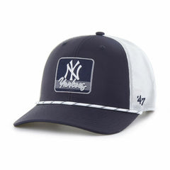 New York Yankees '47 Scratch Adjustable Trucker Hat - Navy/White Hats