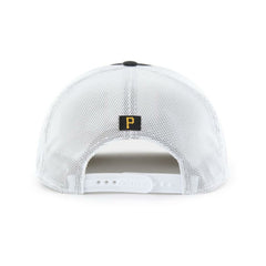 Pittsburgh Pirates '47 Scratch Adjustable Trucker Hat - Black/White Hats