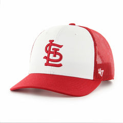 St. Louis Cardinals '47 Freshman Trucker Adjustable Hat - White/Red Hats