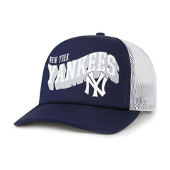 New York Yankees '47 Meander Foam Trucker Snapback Hat - Navy Hats