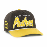 San Diego Padres '47 Dropshadow Rope Hitch Adjustable Hat - Brown Hats