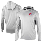 NHL Montreal Canadiens Columbia Shotgun Omni-Wick Pullover Hoodie - Gray