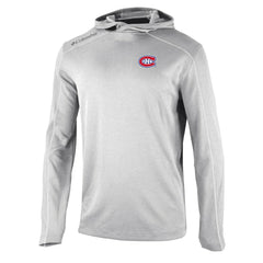 NHL Montreal Canadiens Columbia Shotgun Omni-Wick Pullover Hoodie - Gray