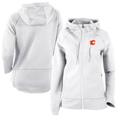 NHL Calgary Flames Columbia Omni-Wick Pack It Up Full-Zip Jacket - White