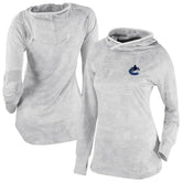 NHL Vancouver Canucks Columbia Women's Omni-Wick Sunday Ball Pullover Hoodie - White