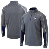 NHL Winnipeg Jets Columbia Omni-Wick Shotgun 2.0 Quarter-Zip Pullover Top - Navy