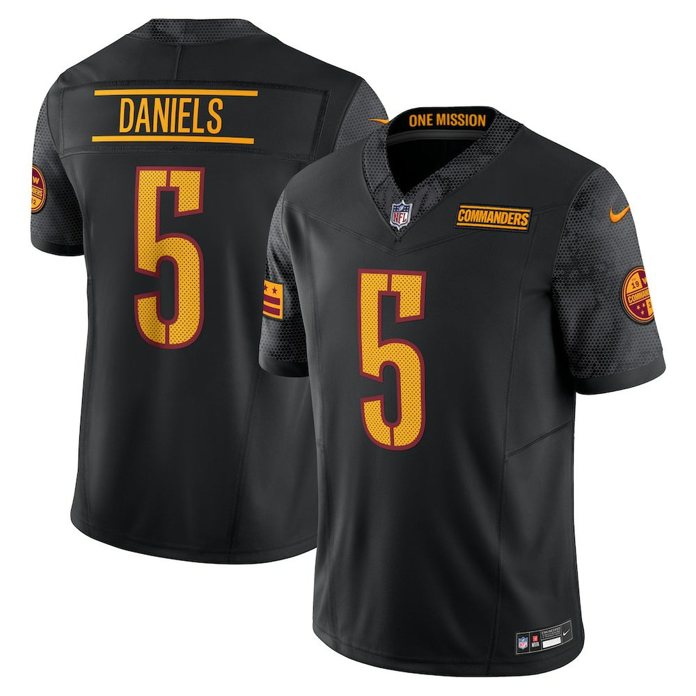 NFL Jayden Daniels Washington Commanders Vapor F.U.S.E. Limited Jersey - Black