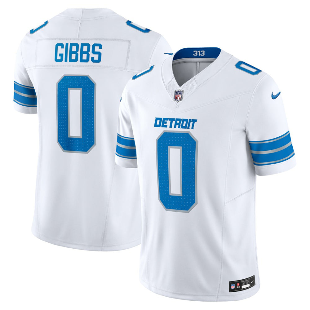 NFL Jahmyr Gibbs Detroit Lions Vapor F.U.S.E. Limited Jersey - White