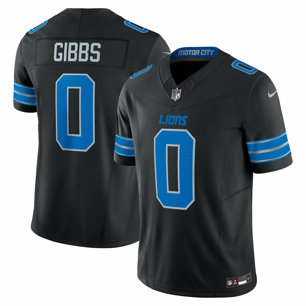 Jahmyr Gibbs Detroit Lions 2nd Alternate Vapor F.U.S.E. Limited Jersey Black