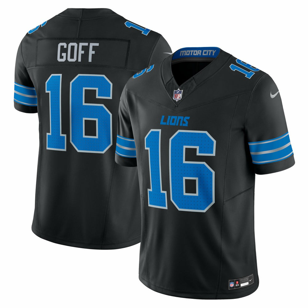 NFL Jared Goff Detroit Lions Vapor F.U.S.E. Limited Jersey - Black