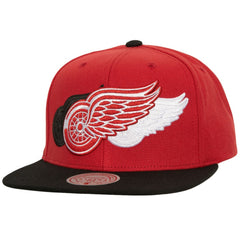 NHL Detroit Red Wings Mitchell & Ness Soul Triple Up Snapback Hat - Red