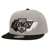 NHL Los Angeles Kings Mitchell & Ness Soul Triple Up Snapback Hat - Gray