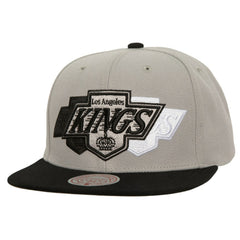 NHL Los Angeles Kings Mitchell & Ness Soul Triple Up Snapback Hat - Gray