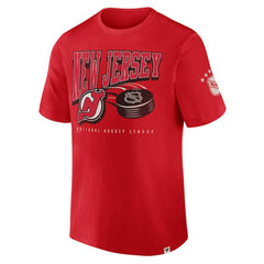 NHL New Jersey Devils Fanatics Decades Collection Made To Last T-Shirt - Red