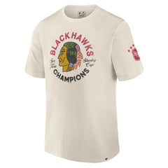 NHL Chicago Blackhawks Fanatics Decades Collection Timeless T-Shirt - White